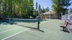 Tennis court in Mountain Harbor is available for all guests